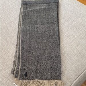 Ralph Lauren Black and Cream Scarf